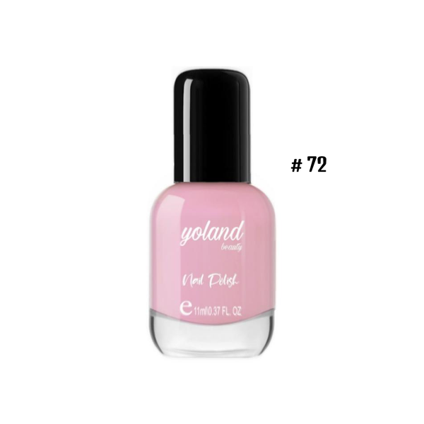 Yolande Beauty Nail Polish Quick-Drying Glossy Finish Shade 72