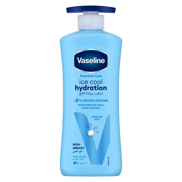 Vaseline Ice Cool Hydration Body Lotion Cooling Moisturizer