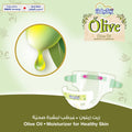BabyJoy Olive Size 2 Small Diapers with Olive Oil Moisturizer, 3.5-7 Kg, 13 Pack