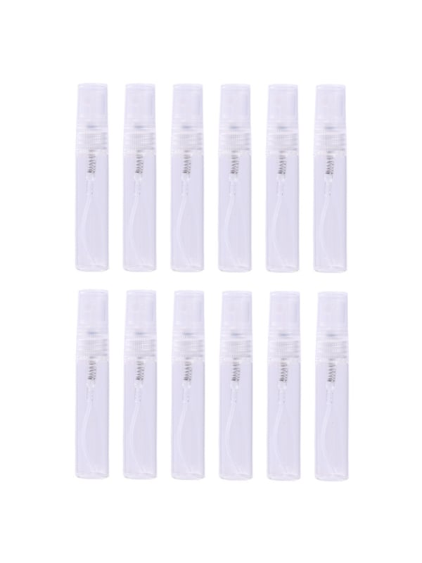 Portable Glass Spray Bottles Set, 5 ml Refillable Perfume Atomizers, 12 Pieces