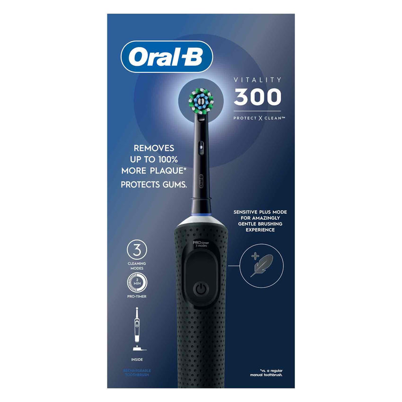 Oral-B Vitality 300 Rechargeable Electric Toothbrush Black