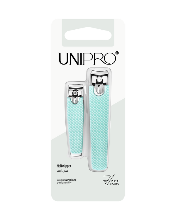 Unipro Nail Clipper Set, Fingernail and Toenail Clippers, 2 Pieces