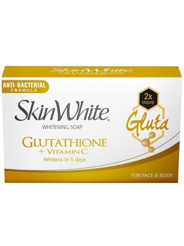 Skin White Glutathione & Vitamin C Brightening Soap Bar, 90g