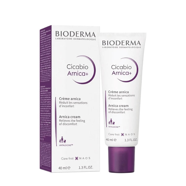 BIODERMA Cicabio Arnica+ Soothing Cream with Arnica Extract and Zinc, 40 ml