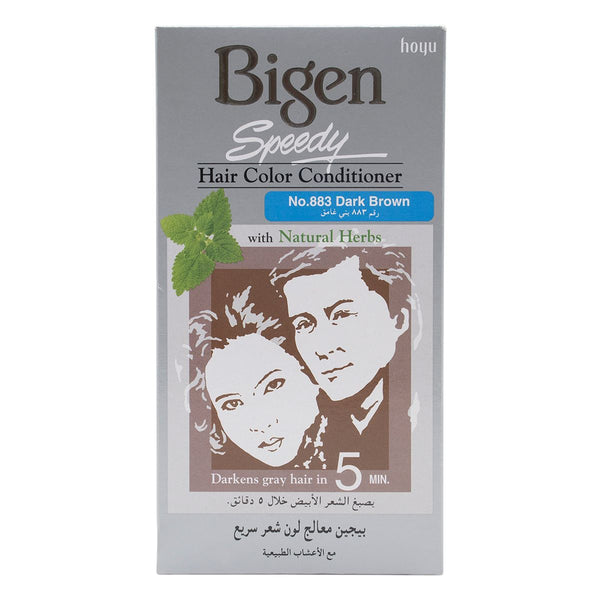 Bigen Speedy Hair Color Conditioner Dark Brown 883 5-Minute Cream