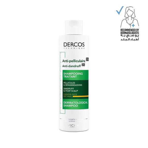 Vichy Dercos Scalp Cleansing Shampoo Moisturizing Formula Dry Hair 200ml