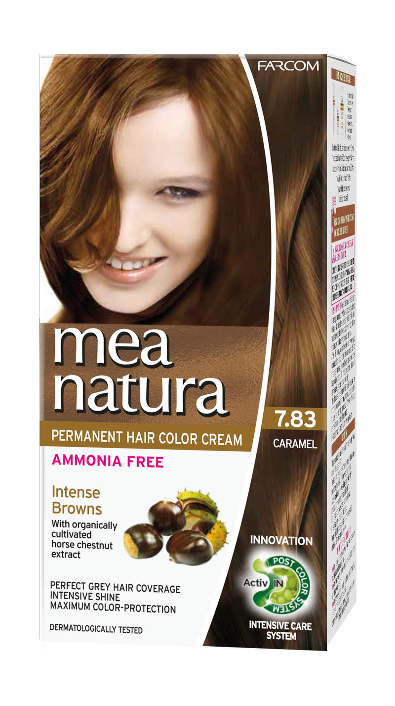 Mea Natura Hair Color Cream 7.83 Caramel Ammonia-Free 60 ml