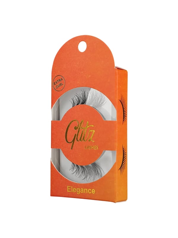 Glitz Elegance Natural Hair False Eyelashes, Lightweight Natural Look