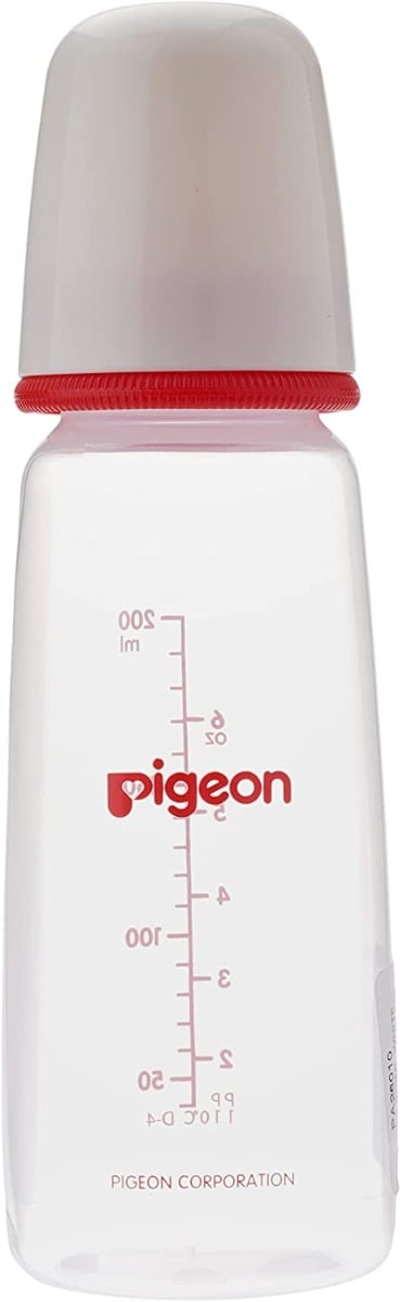 Pigeon Plastic Nurser KP6 Feeding Bottle BPA-Free 200 ml