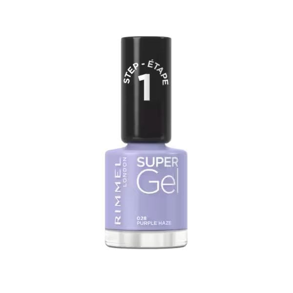 Rimmel Super Gel Nail Polish 028 Purple Haze, No UV Light, Up to 14 Days