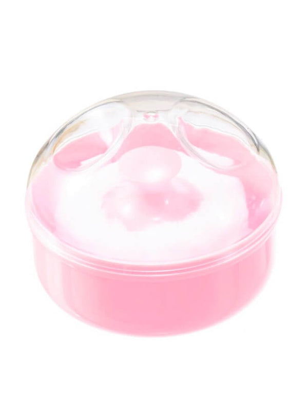 Luqu Powder Puff Case U-Shape Pink Baby Powder Puff
