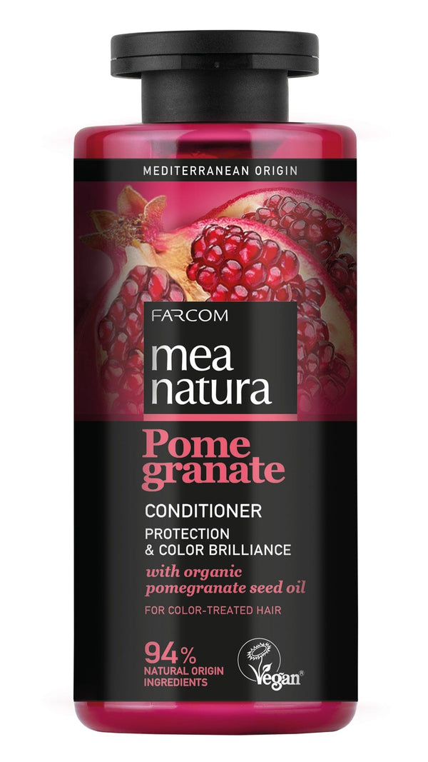 Mea Natura Pomegranate Conditioner for Coloured Hair with Organic Seed Oil, 300 ml