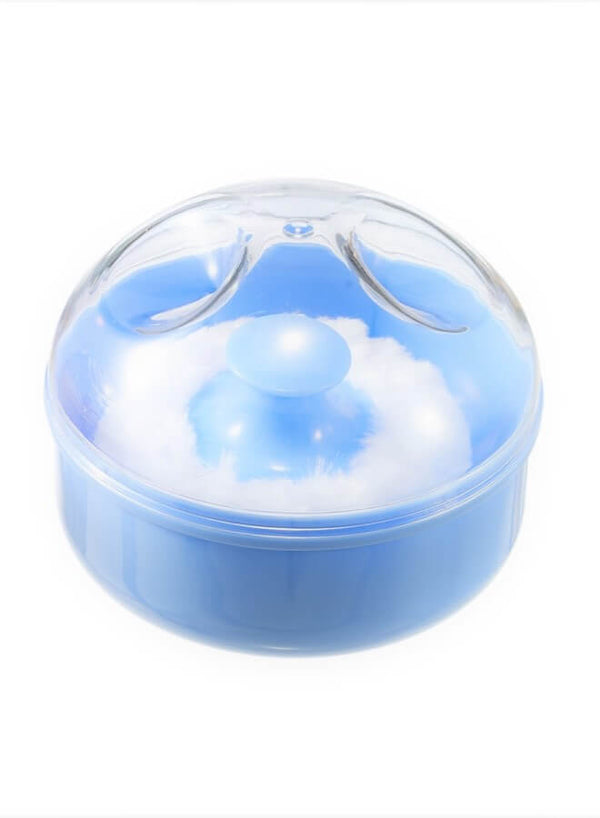 Luqu Powder Puff with U-Shape Case, Blue