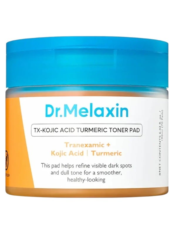 Dr. Melaxin TX Kojic Acid Turmeric Toner Pads Brightening Even Tone 70 Pieces