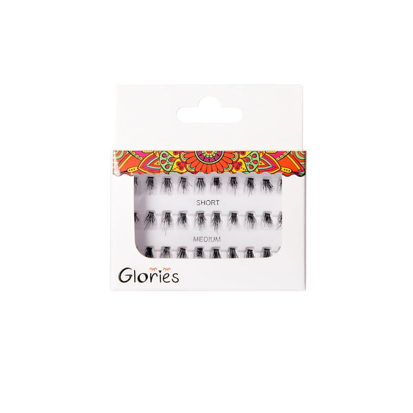 Glories Black Magic False Eyelashes Short Full Natural Look Human Hair
