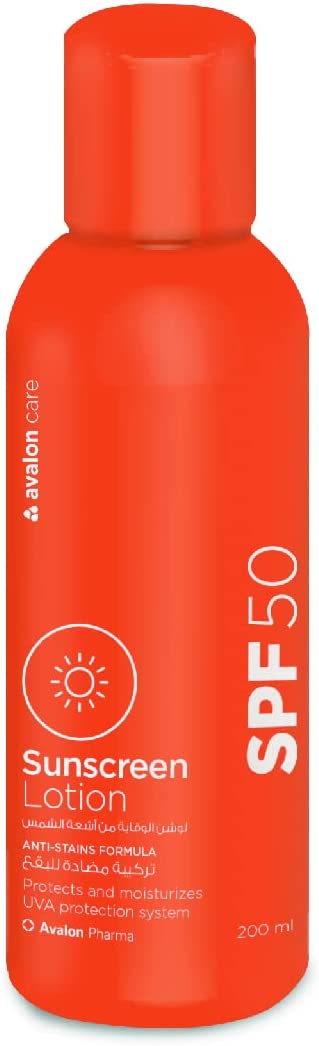 Avalon Care Sunscreen Lotion, Lightweight Formula, High Protection