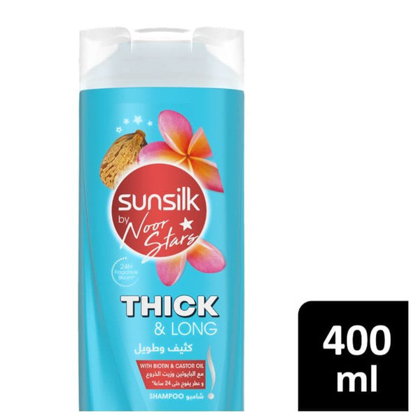 Sunsilk Thick & Long Shampoo Conditioning Formula Biotin Castor Oil 350 ml