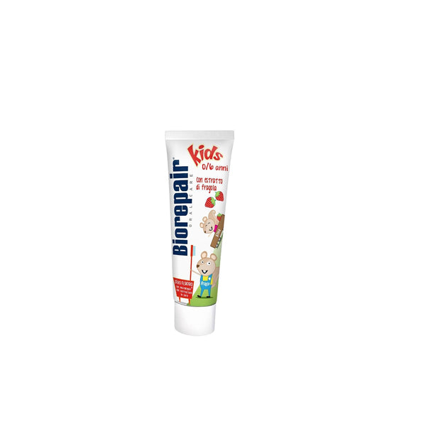 Biorepair Kids Toothpaste Fluoride Enamel Care Strawberry 50 ml