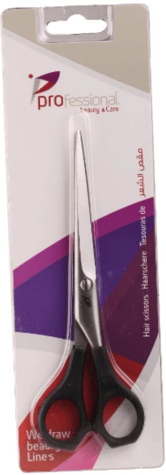 Unipro Deluxe Mustache Scissors Stainless Steel Blades Plastic Handle 14 cm