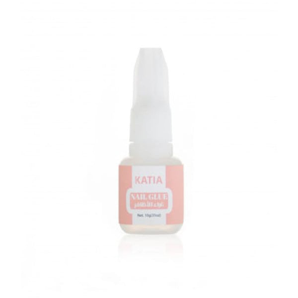 Katia Nails Glue Brush-On Liquid Cyanoacrylate Adhesive for Artificial and Natural Nails