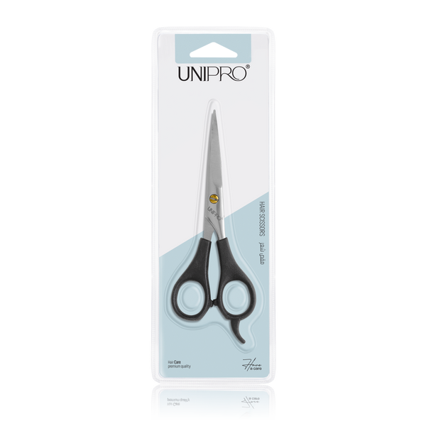 Unipro Hair Scissors Stainless Steel Blades Plastic Handle 15 cm