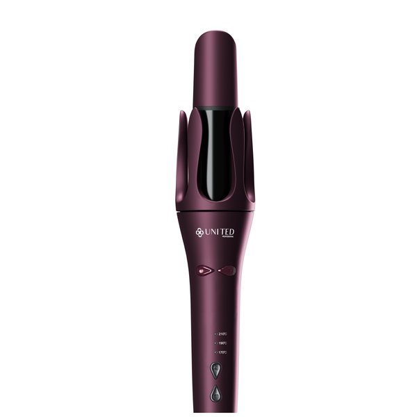United Professional Auto Hair Curler Purple Automatic Curling Tool