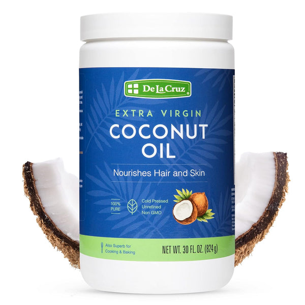 De La Cruz Extra Virgin Coconut Oil 30 Oz