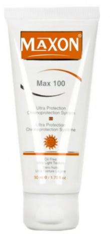 Maxon Max 100 Cream SPF 50+ UVA UVB Sun Protection 50 ml