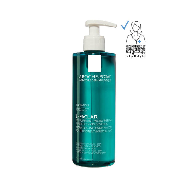 La Roche-Posay Effaclar Micro-Peeling Cleansing Gel Salicylic Acid LHA Zinc 400ml