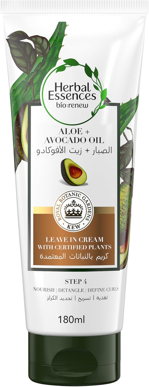 Herbal Essences Aloe & Avocado Oil Plant Powered Hair Cream Step 4