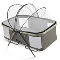 Teknum 3-in-1 Baby Cot Cradle Rocker Bassinet with Mosquito Net Dark Grey