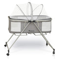 Teknum 3-in-1 Baby Cot Cradle Rocker Bassinet with Mosquito Net Dark Grey