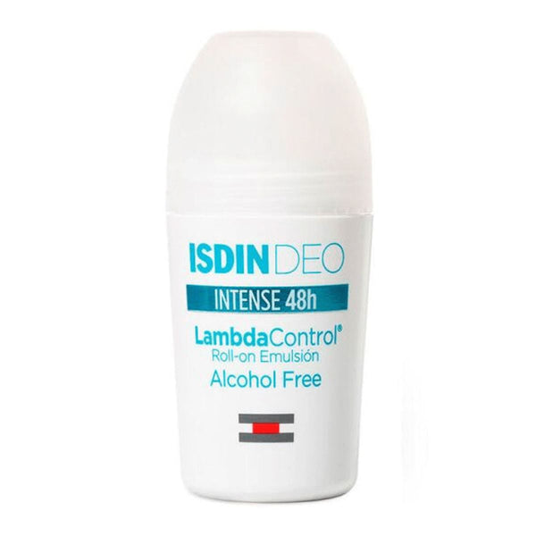 ISDIN Lambda Control Roll-On Emulsion, Alcohol-Free Sweat and Odor Protection