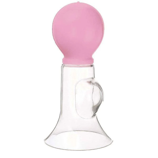 Farlin Manual Breast Pump Pink with Adjustable Suction and Silicone Liner