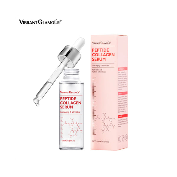 Vibrant Glamour Anti-Aging Face Serum Collagen Peptides Vitamins C & E 15 ml