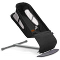 TEKNUM Baby Bouncer Recliner Seat with Grab Toys, Adjustable Backrest, 3-Point Safety Belt, Black