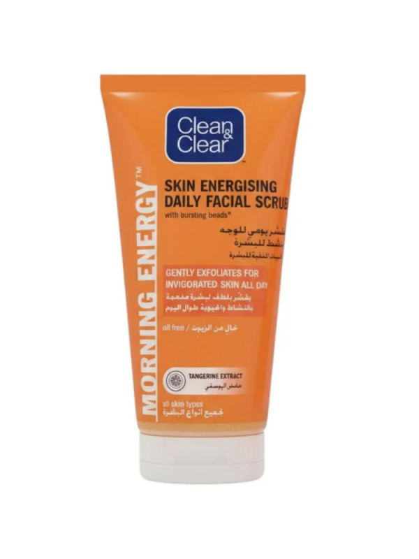 Clean & Clear Morning Energy Energising Facial Scrub With Tangerine Extract