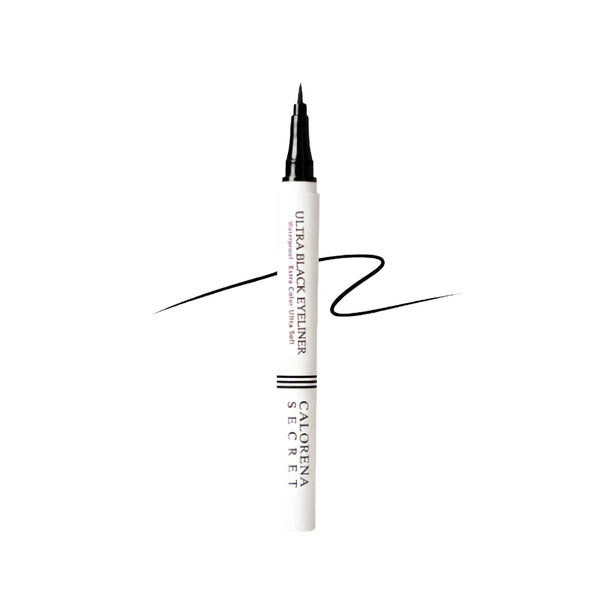 Carolina Waterproof Liquid Eyeliner Matte Black Precision Brush