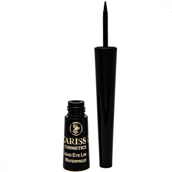 Carissa Liquid Eyeliner Waterproof Black Quick-Drying Precision Formula
