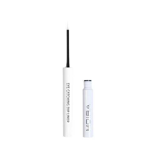 Moira Waterproof Liquid Eyeliner 02 White Precise Flexible Brush Tip