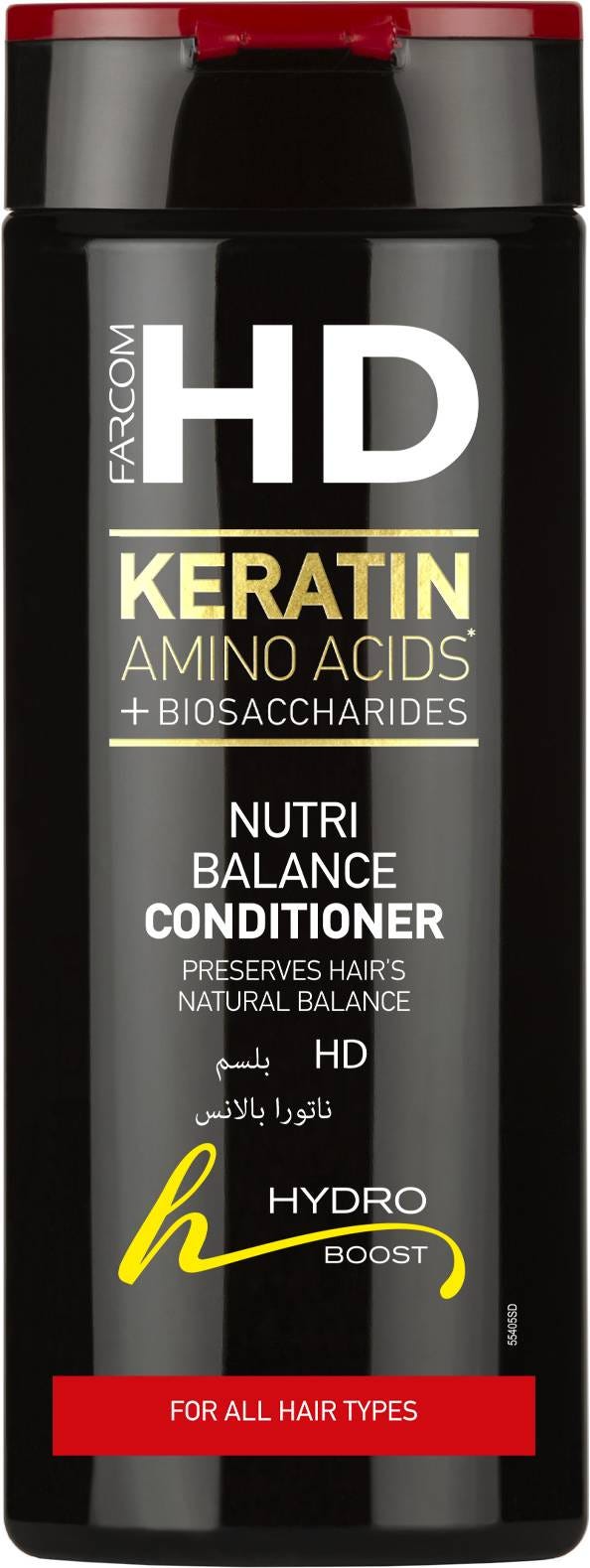 Farcom Hd Nutri Balance Conditioner for All Hair Types with Keratin Amino Acids, 330 ml
