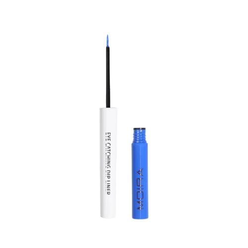 Moira Waterproof Liquid Eyeliner Precise Flexible Brush Tip Royal Blue 06