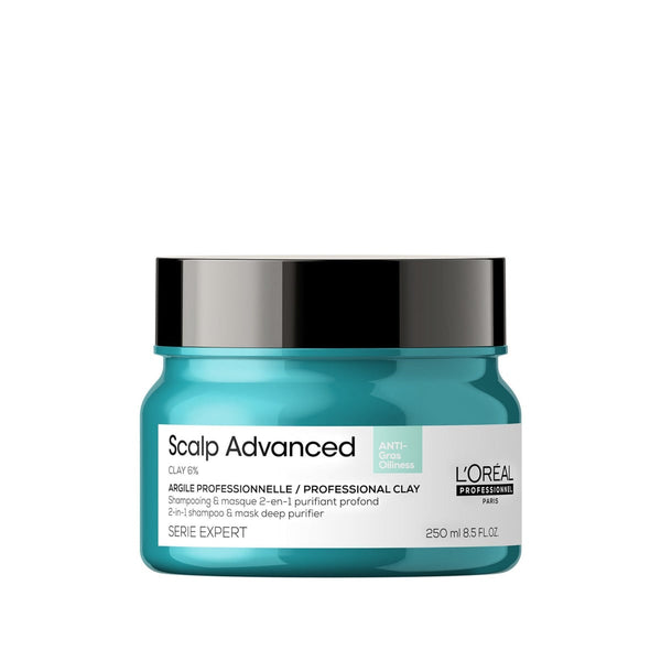 LOREAL Scalp Advanced 2-in-1 Purifying Clay Shampoo and Mask for Oily Scalp 250 ml