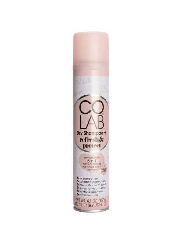 COLAB Refresh & Protect Dry Shampoo, Oil Absorbing, UV & Pollution Protection, 200ml
