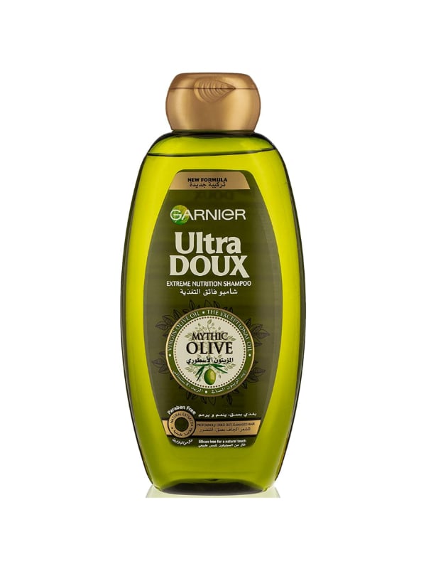 Garnier Ultra Doux Mythic Olive Nourishing Shampoo, Olive Oil, 600 ml