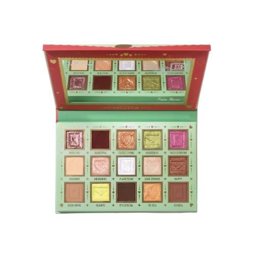 Moira A Moment With You Eyeshadow Palette Matte Shimmer Bi-Chrome 15 Shades LVP001