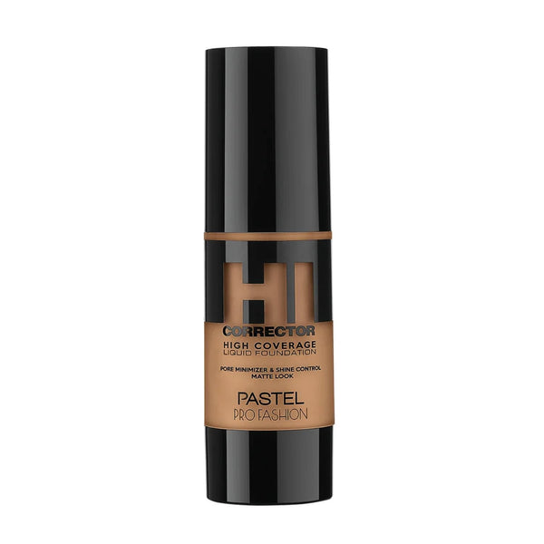 Pastel Hi Corrector High Coverage Foundation Matte Finish Golden Amber 409