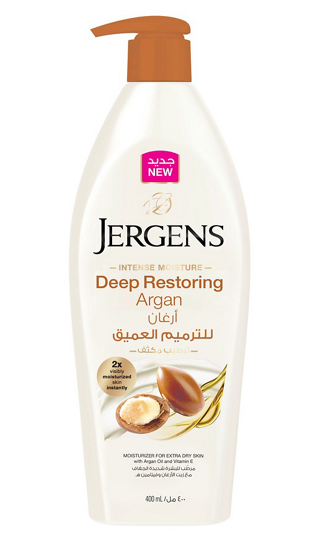 Jergens Argan Deep Repair Lotion Moisturizing Body Lotion with Argan Oil 400ml