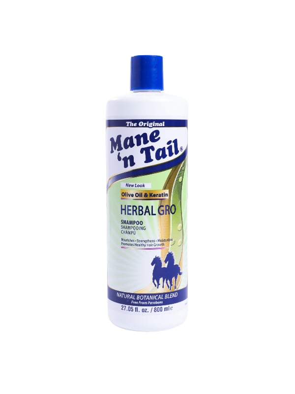 Mane 'n Tail Herbal Gro Shampoo Botanical Blend Olive Oil Keratin 800ml