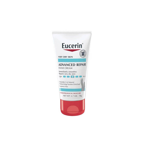 Eucerin Advanced Repair Hand Cream Moisturizing Formula with Urea and Alpha Hydroxy Acid 78 g